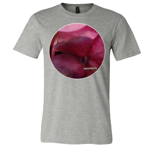 Pink Hydrangea- Unisex Jersey Short Sleeve Tee - Bella+Canvas+Mug 'n Tee