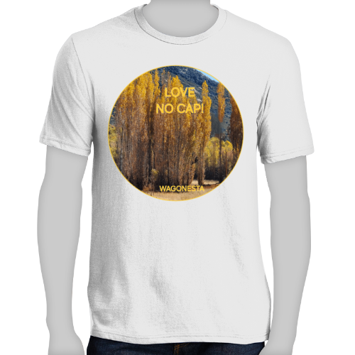 FAITH - LOVE, NO CAP! Men's 100% Cotton Short Sleeve Tee Shirt