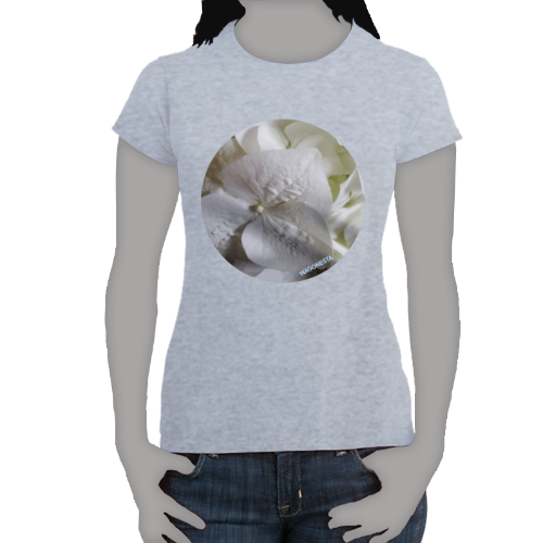 White Lacy Hydrangea- Women's Softstyle Tee - Gildan -Mug-'n Tee