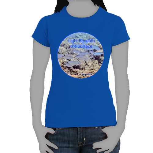 FAITH - LIGHT BENEATH THE SURFACE  - Women's Softstyle Tee - Gildan