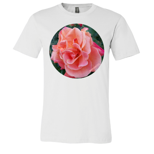 Pink Roses - Unisex Jersey Short Sleeve Tee - Bella+Canvas + Mug 'n Tee