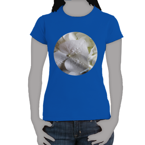 White Lacy Hydrangea- Women's Softstyle Tee - Gildan -Mug-'n Tee