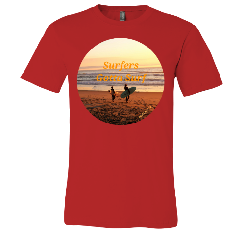 Surfers gotta Surf - Unisex Jersey Short Sleeve Tee - Bella+Canvas+Mug'n Tee