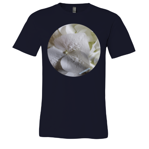 White Hydrangea- Unisex Jersey Short Sleeve Tee - Bella+Canvas + Mug 'n Tee