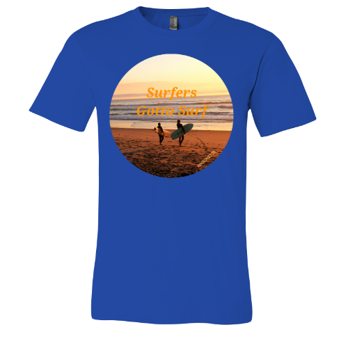 Surfers gotta Surf - Unisex Jersey Short Sleeve Tee - Bella+Canvas+Mug'n Tee