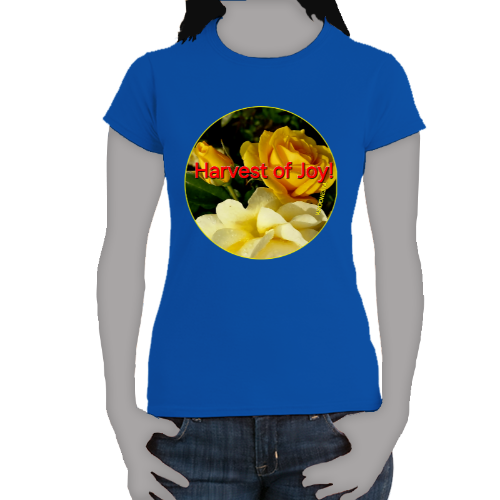 FAITH -HARVEST OF JOY!  - Women's 100% Cotton Short Sleeve Tee
