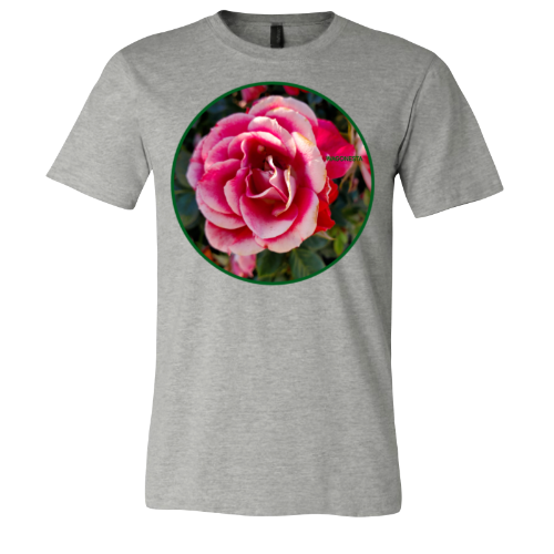 Two Tone Roses - Unisex Jersey Short Sleeve Tee - Bella+Canvas + Mug 'n Tee