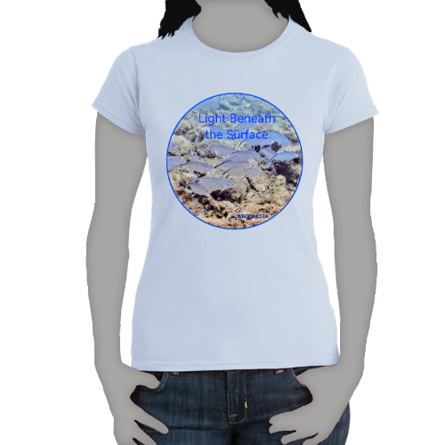 FAITH - LIGHT BENEATH THE SURFACE  - Women's Softstyle Tee - Gildan