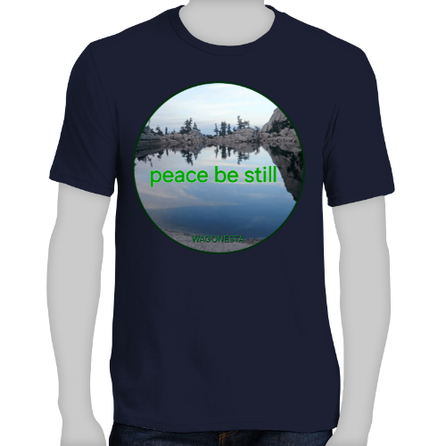 FAITH - PEACE BE STILL- Men's Short Sleeve Tee Shirt