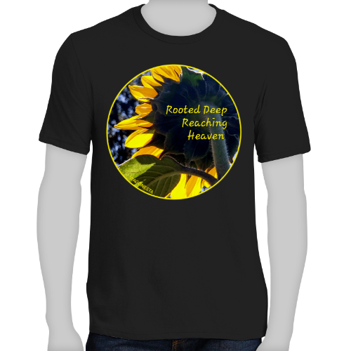 FAITH - ROOTED DEEP REACHING HEAVEN - Men’s Short Sleeve Tee Shirt