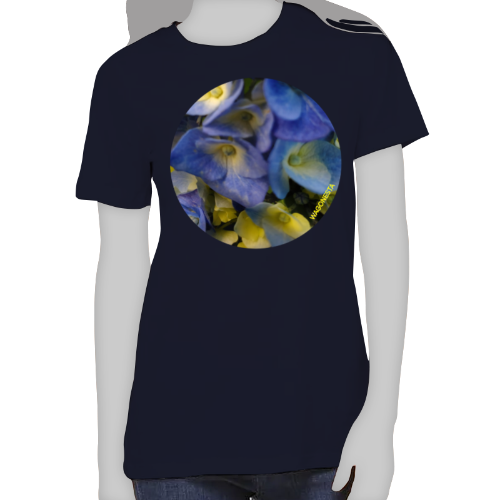 Blue Hydrangea Women's Tee + Mug 'n Tee