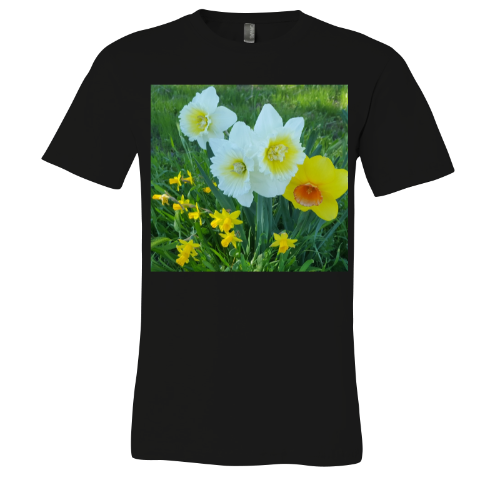 Field of Daffodils- Unisex Jersey Short Sleeve Tee - Bella+Canvas+Mug 'n Tee