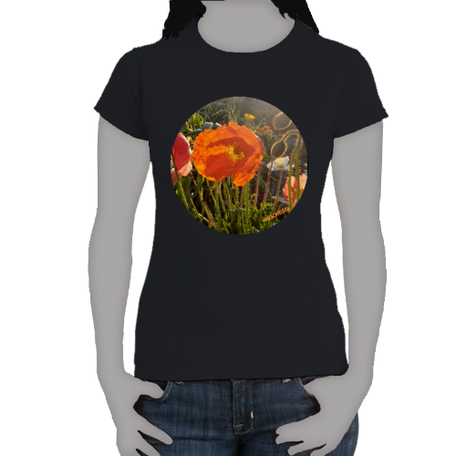 Icelandic Poppies-  Women's Softstyle Tee - Gildan +Mug 'n Tee