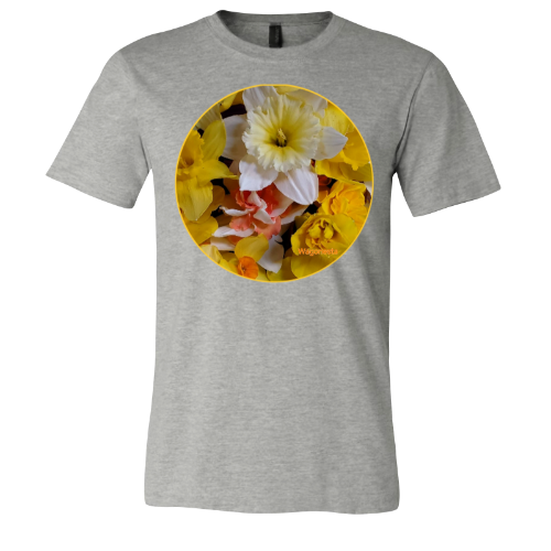 Daffodil Mixed Bouquet  -Unisex Jersey Short Sleeve Tee - Bella+Canvas+Mug 'n Tee