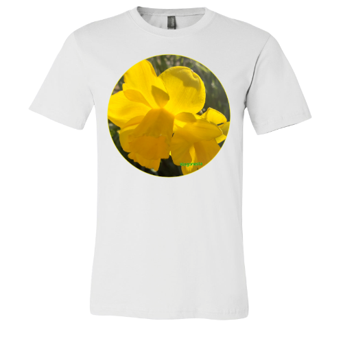 Bright Yellow Daffodil -Unisex Jersey Short Sleeve Tee - Bella+Canvas+Mug 'n Tee