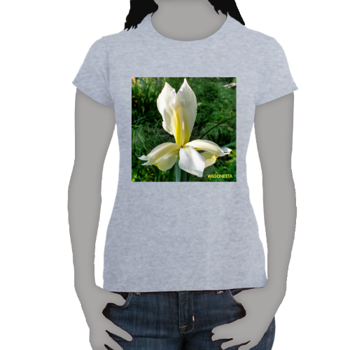 White Iris - Women's Softstyle Tee - Gildan - Mug 'n Tee