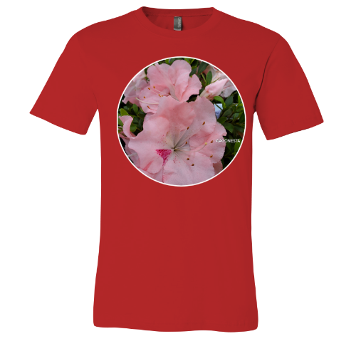 Lt. Pink Blooms - Unisex Jersey Short Sleeve Tee - Bella+Canvas + Mug 'n Tee