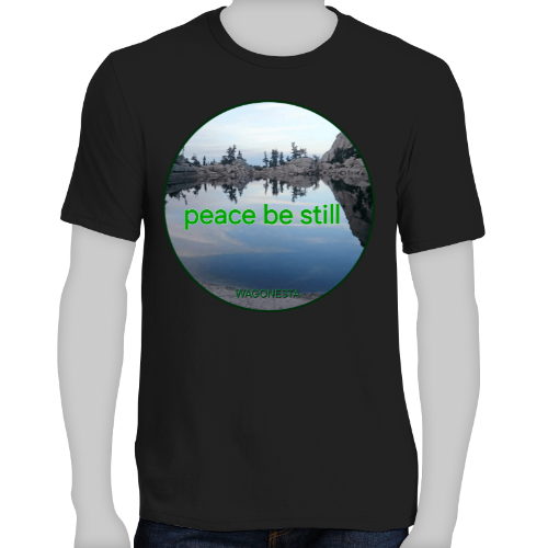 FAITH - PEACE BE STILL- Men's Short Sleeve Tee Shirt