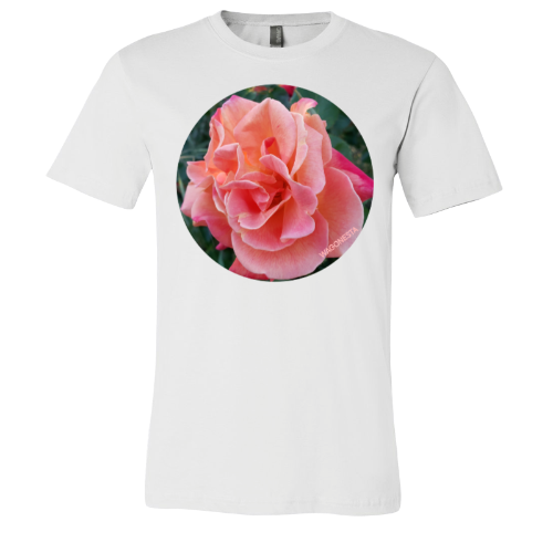 Single Pink Rose - Unisex Jersey Short Sleeve Tee - Bella+Canvas+ Mug 'n Tee