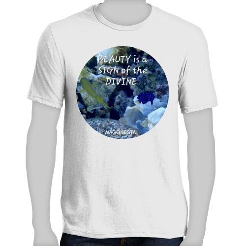 FAITH - BEAUTY IS A SIGN OF THE DIVINE - Men's Short Sleeve Tee Shirt